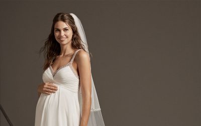 Vestidos de novia para embarazadas