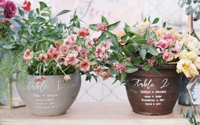 8 ideas para el seating plan de tu boda