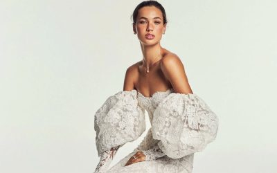 Después del minimalismo, las novias vuelven al encaje